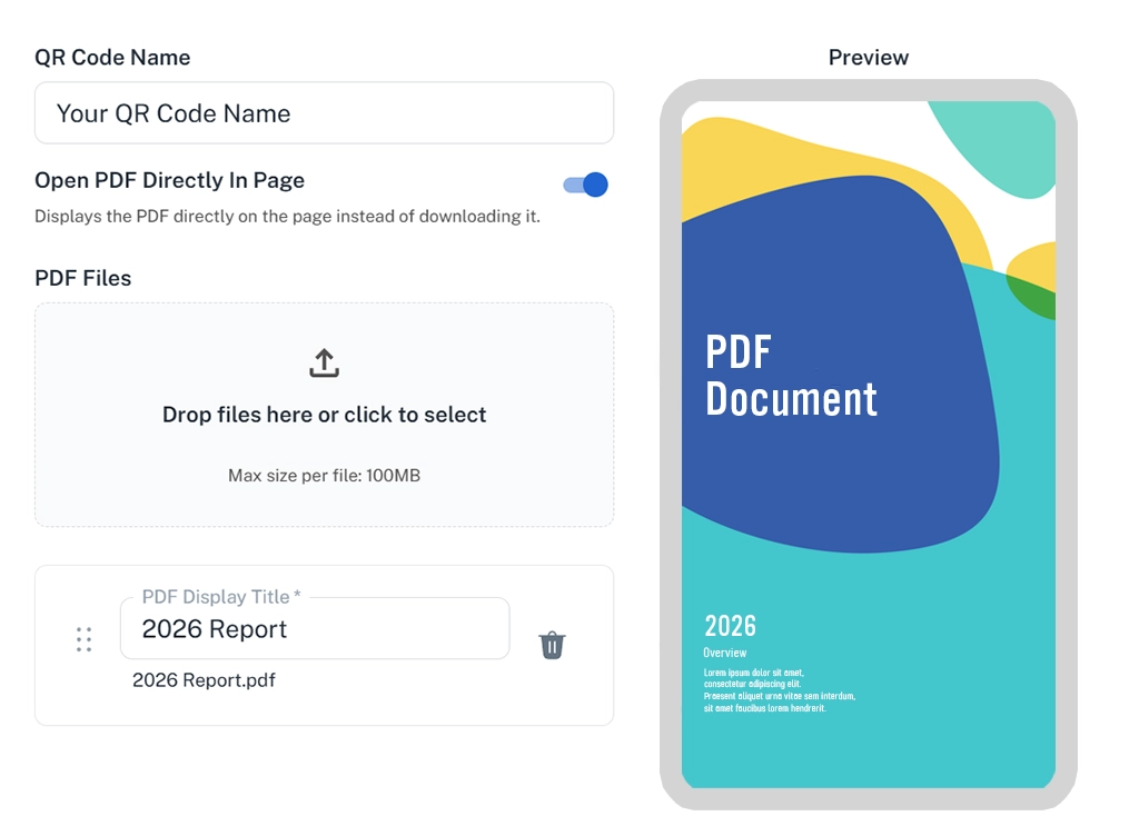 Step 1 — Upload Your PDFs